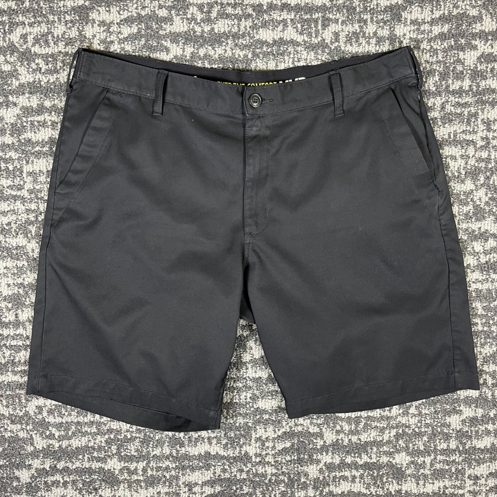 Lee Extreme Comfort MVP Shorts Mens 40 Black Performance Golf Chino 4185501